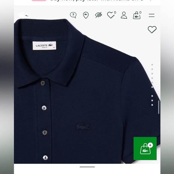 WOMEN'S SLIM FIT STRETCH MINI
PIQUÉ POLO DRESS - Picture 4 of 8